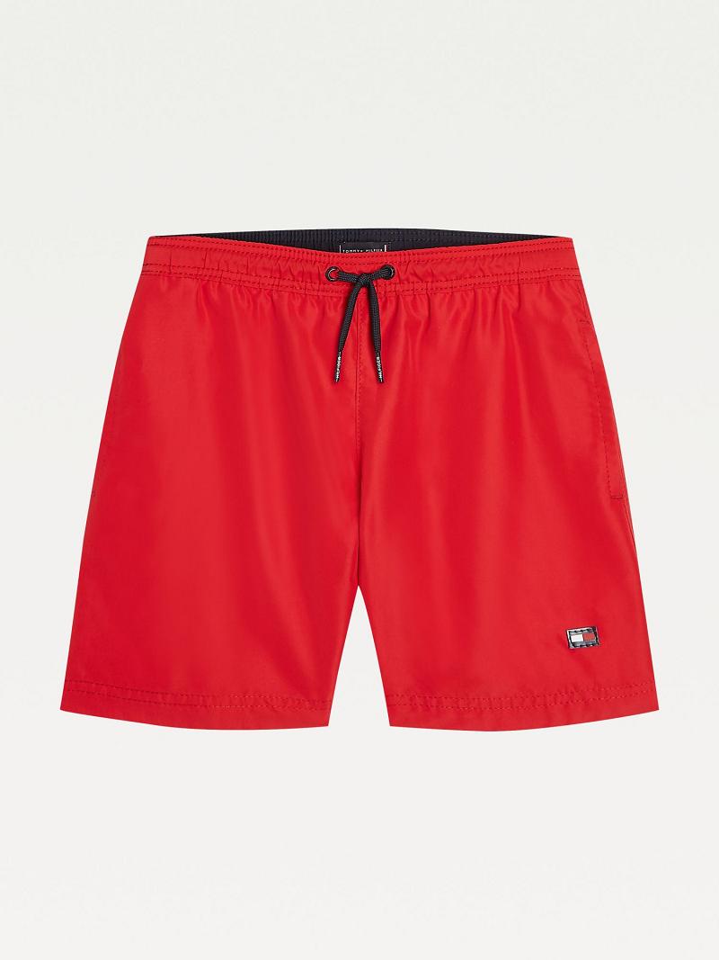 Orange Tommy Hilfiger Solid Trunk Swimwear | NZ_B2153