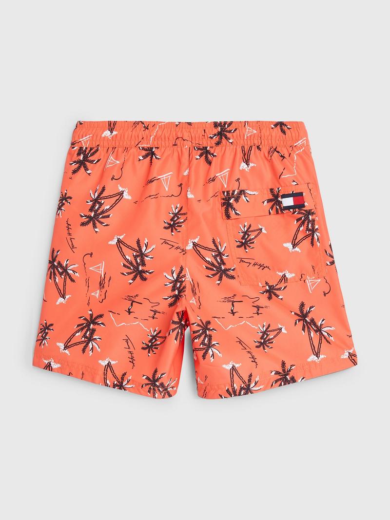 Orange Tommy Hilfiger Surfer Trunk Swimwear | NZ_B2154