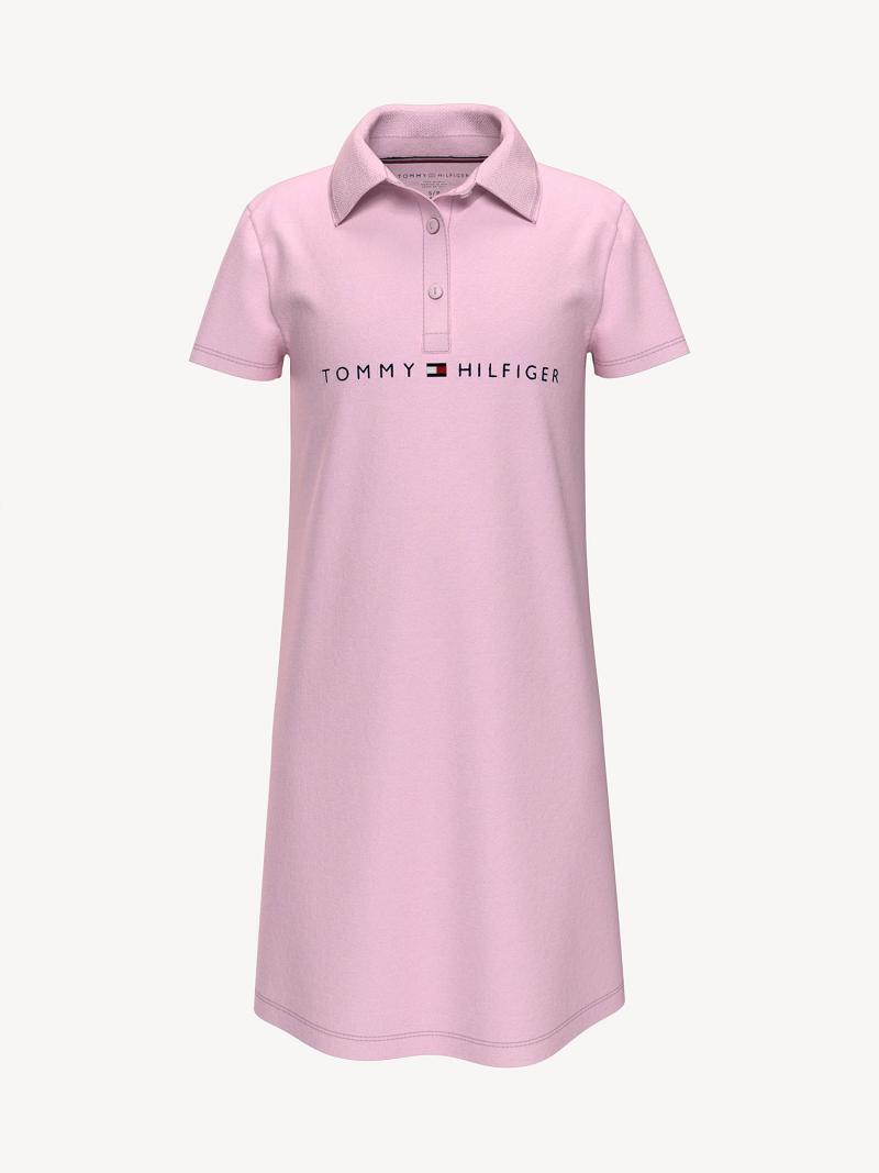 Pink Tommy Hilfiger Classic Polo Polos | NZ_G1148