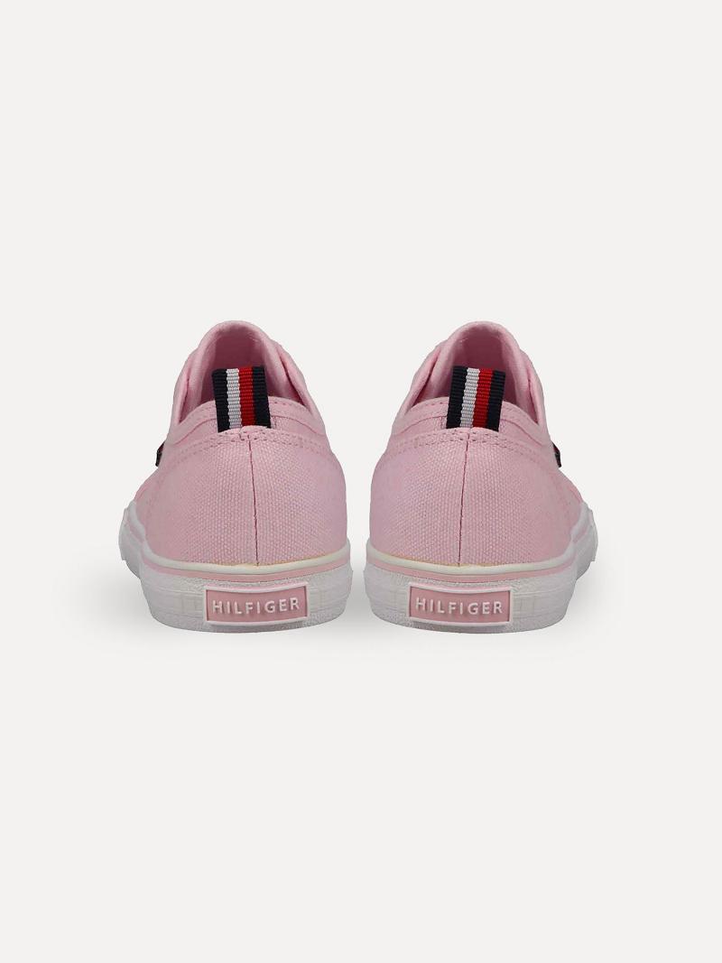 Pink Tommy Hilfiger Kids’ Pink Laceless Sneakers | NZ_G1309