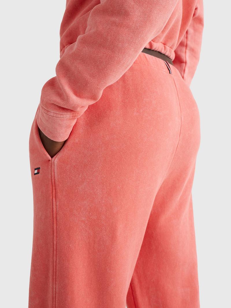 Pink Tommy Hilfiger Relaxed Fit Sweatpant Pants | NZ_W21249