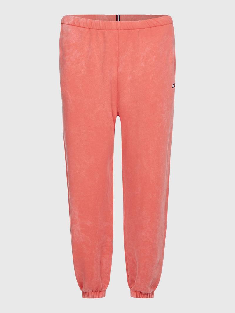 Pink Tommy Hilfiger Relaxed Fit Sweatpant Pants | NZ_W21249