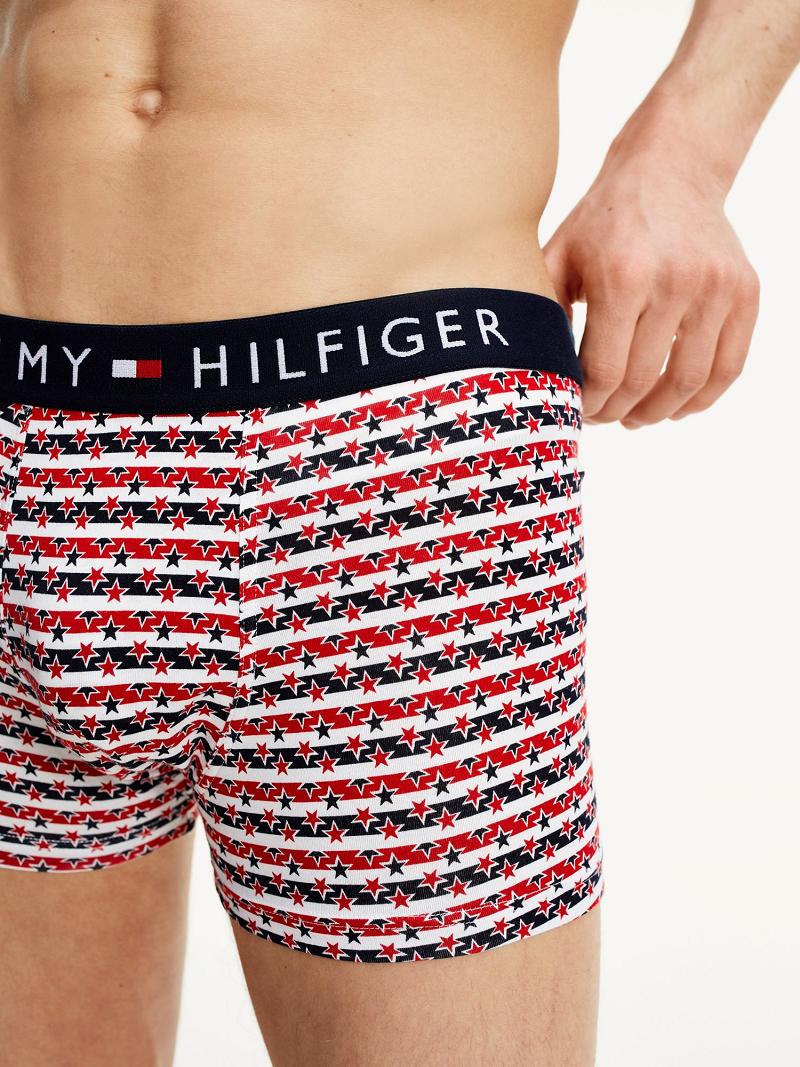 Red / Blue Tommy Hilfiger Tommy original cotton trunk Trunks | NZ_M31533