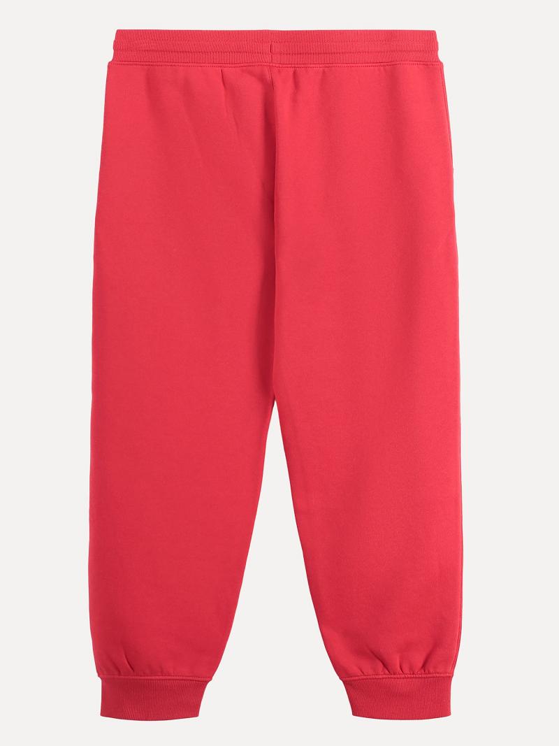 Red Tommy Hilfiger Big Logo Sweatpants | NZ_G1178