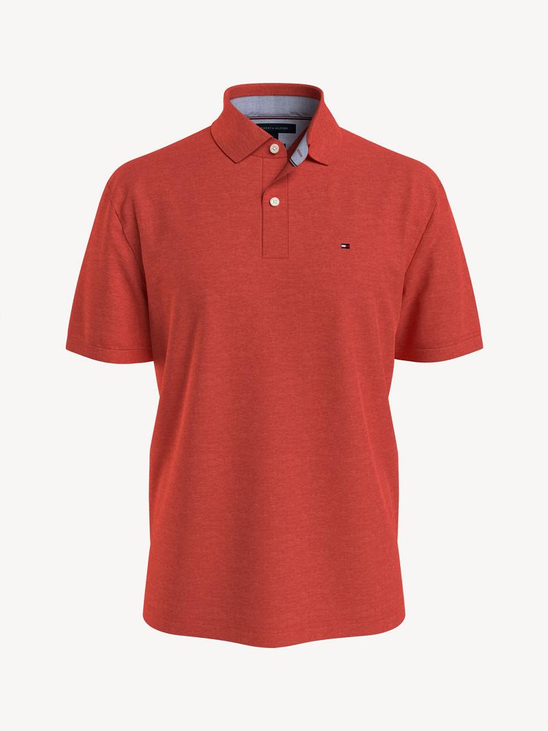 Red Tommy Hilfiger Classic fit solid Polos | NZ_M31288