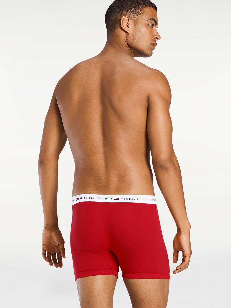 Red Tommy Hilfiger Cotton classics boxer brief 3pk Boxer Briefs | NZ_M31580