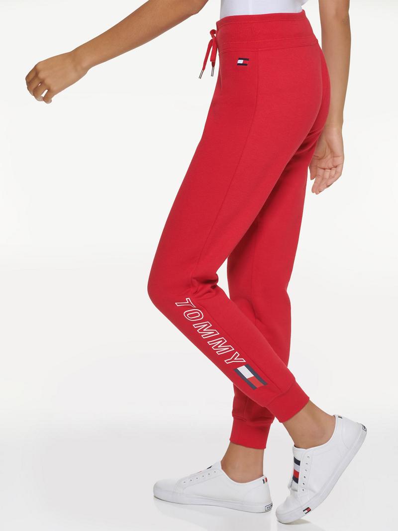 Red Tommy Hilfiger Essential Graphic Logo Jogger | NZ_W21214