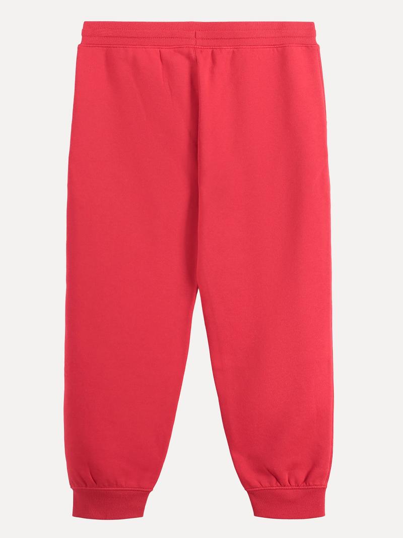 Red Tommy Hilfiger Little Logo Sweatpants | NZ_B2124