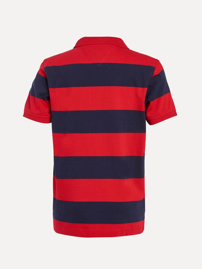 Red Tommy Hilfiger Little Rugby Polos | NZ_B2066