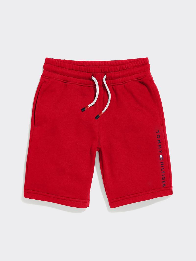 Red Tommy Hilfiger Sweatshort Shorts | NZ_B2105