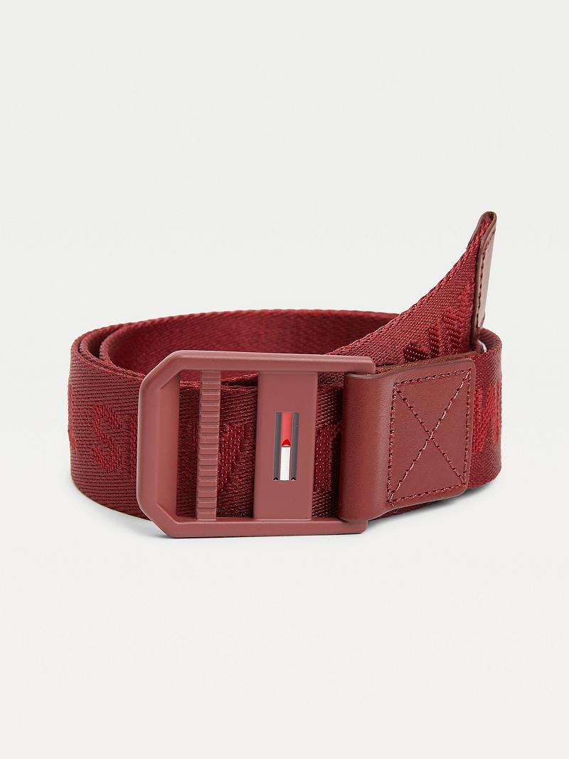 Red Tommy Hilfiger TJ Recycled Belts | NZ_W31721