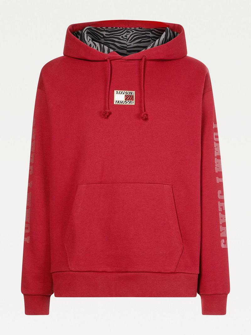 Red Tommy Hilfiger Year of the Tiger Hoodies | NZ_W21168