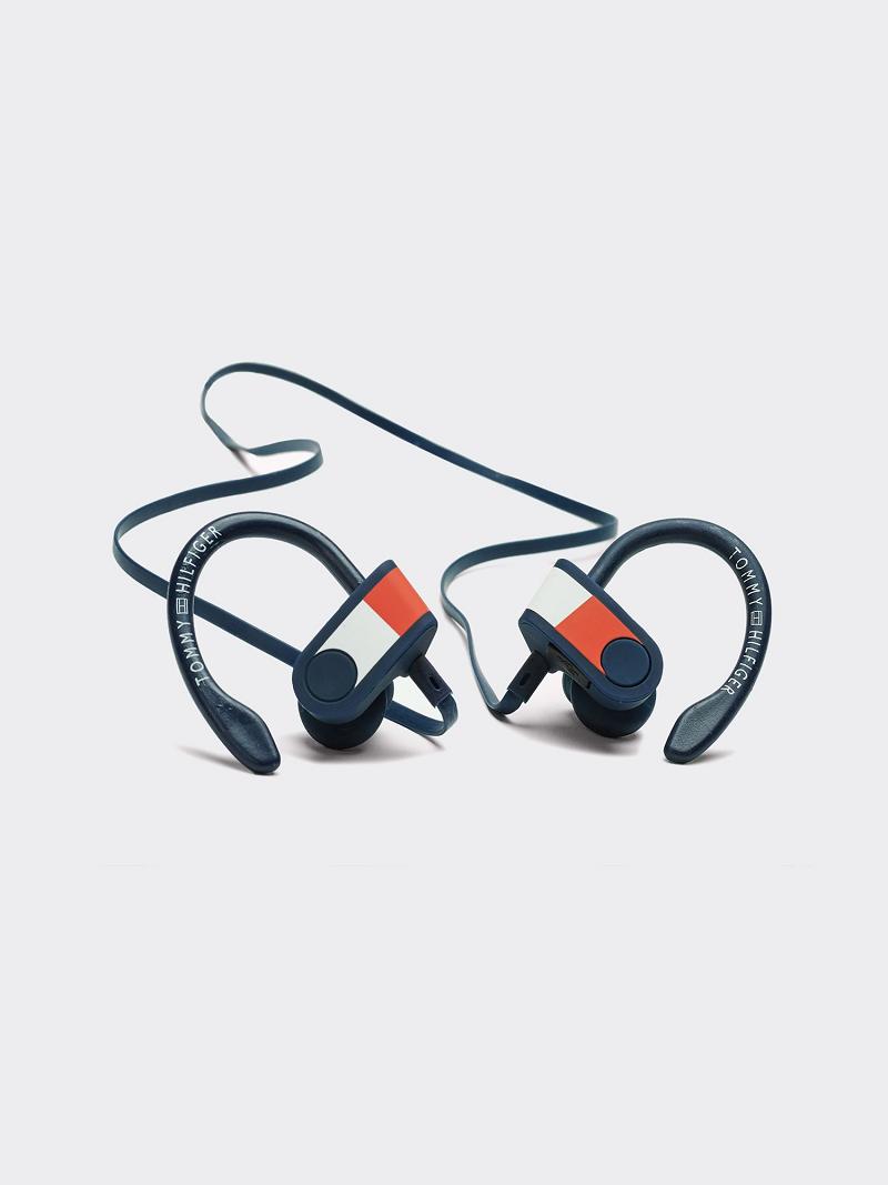 Red / White / Blue Tommy Hilfiger Wireless Earbuds Technology | NZ_M31802