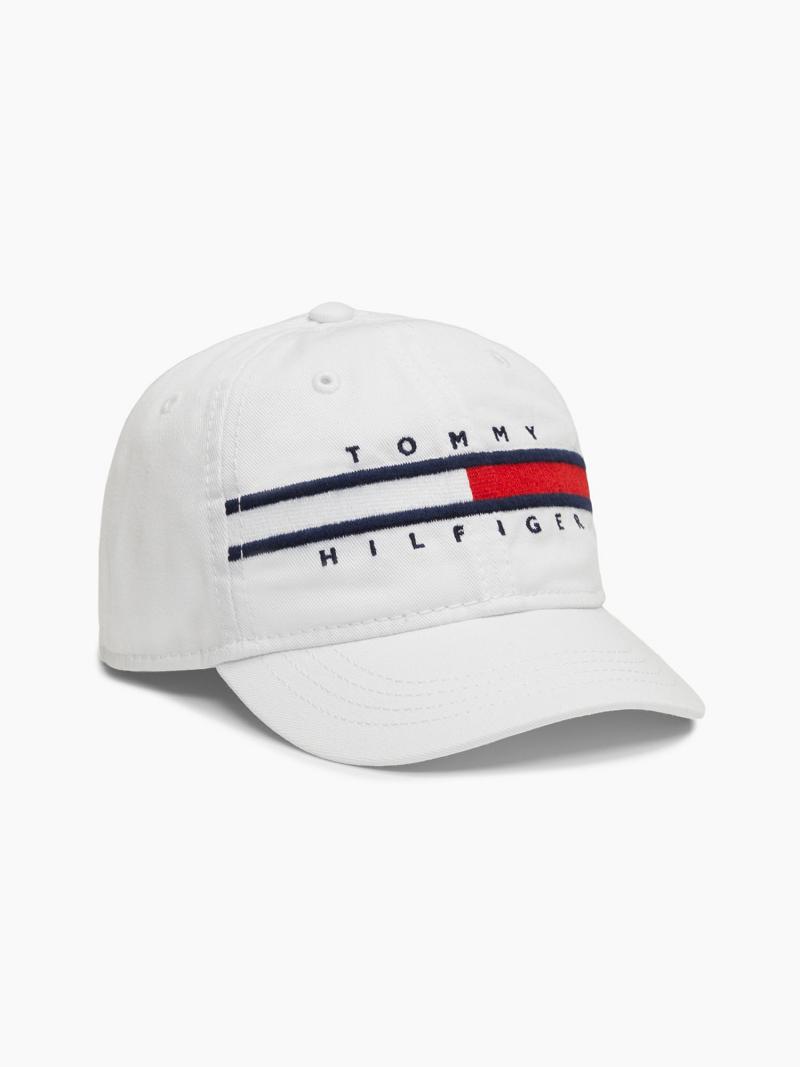 White Tommy Hilfiger Babies\' Baseball Hats | NZ_B2273