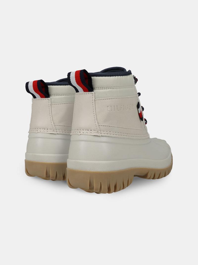 White Tommy Hilfiger Big Duck Boot Sneakers | NZ_G1305