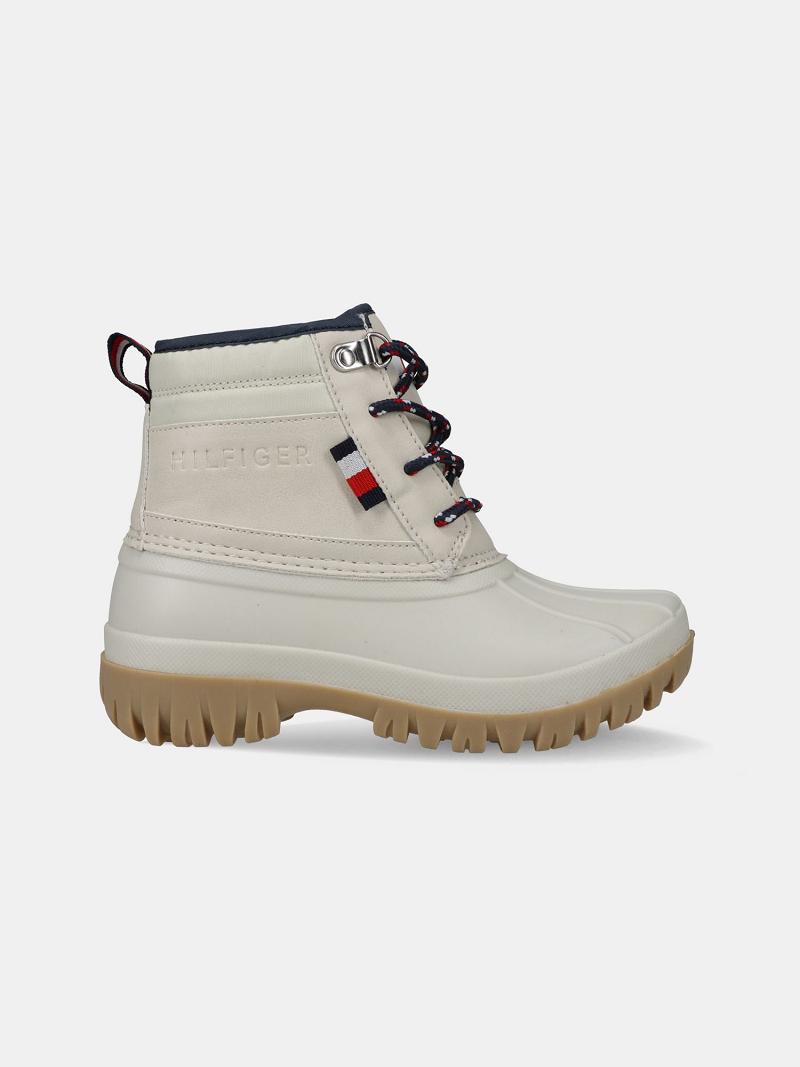 White Tommy Hilfiger Big Duck Boot Sneakers | NZ_G1305