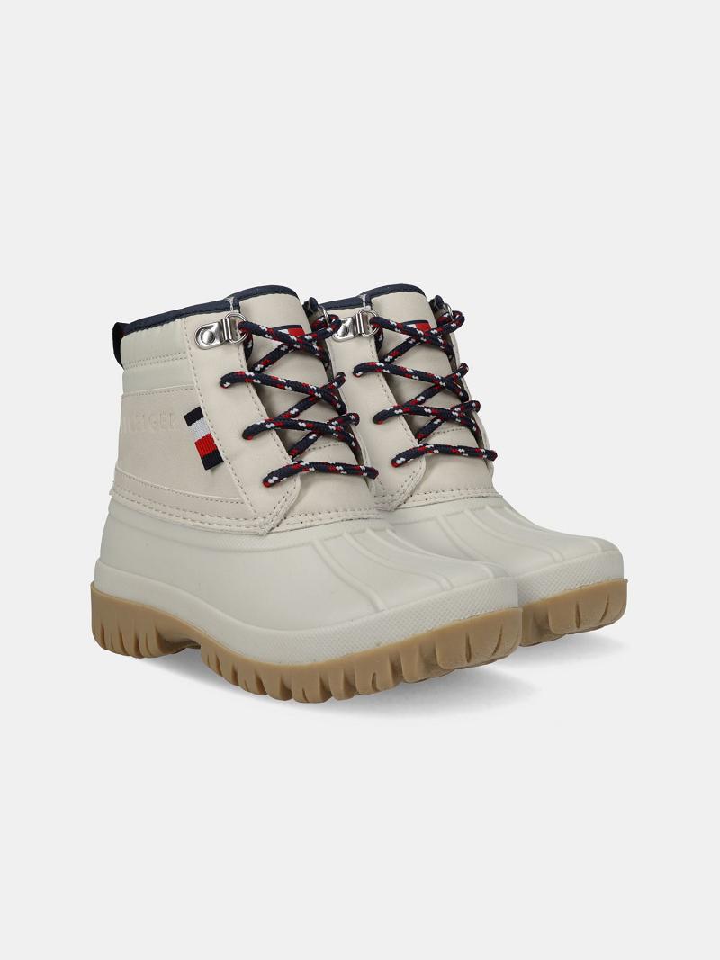 White Tommy Hilfiger Big Duck Boot Sneakers | NZ_G1305