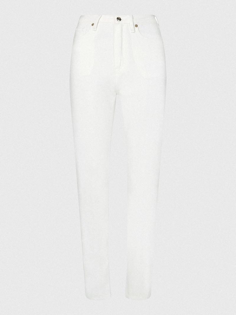 White Tommy Hilfiger Classic Straight Fit White Jeans | NZ_W21188