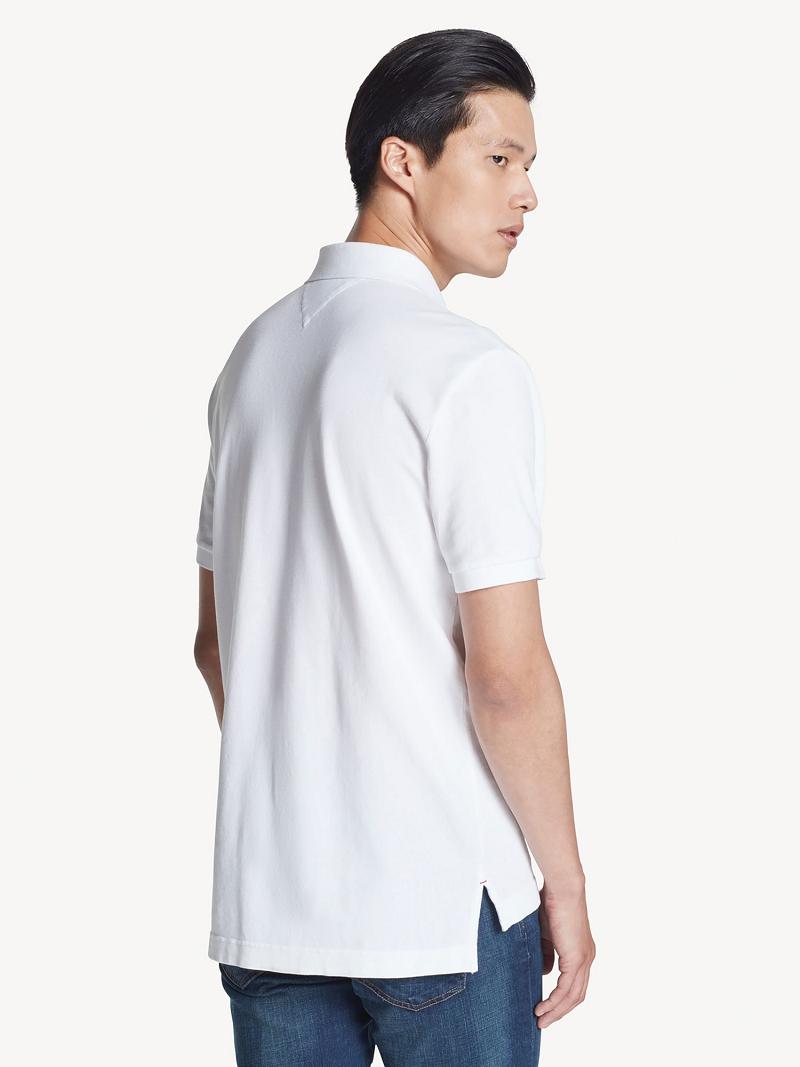 White Tommy Hilfiger Classic fit solid Polos | NZ_M31289