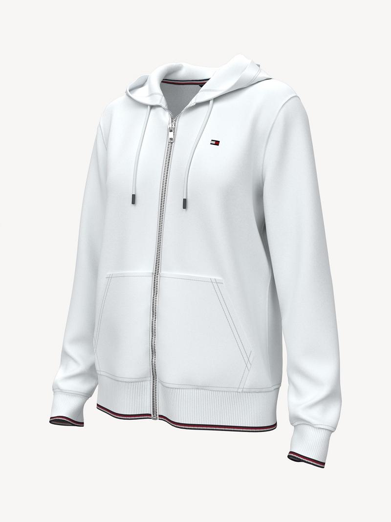 White Tommy Hilfiger Essential Hoodies | NZ_W21142