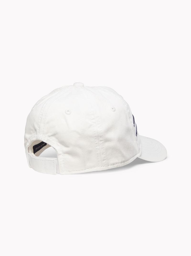 White Tommy Hilfiger Flag Hats | NZ_G1354