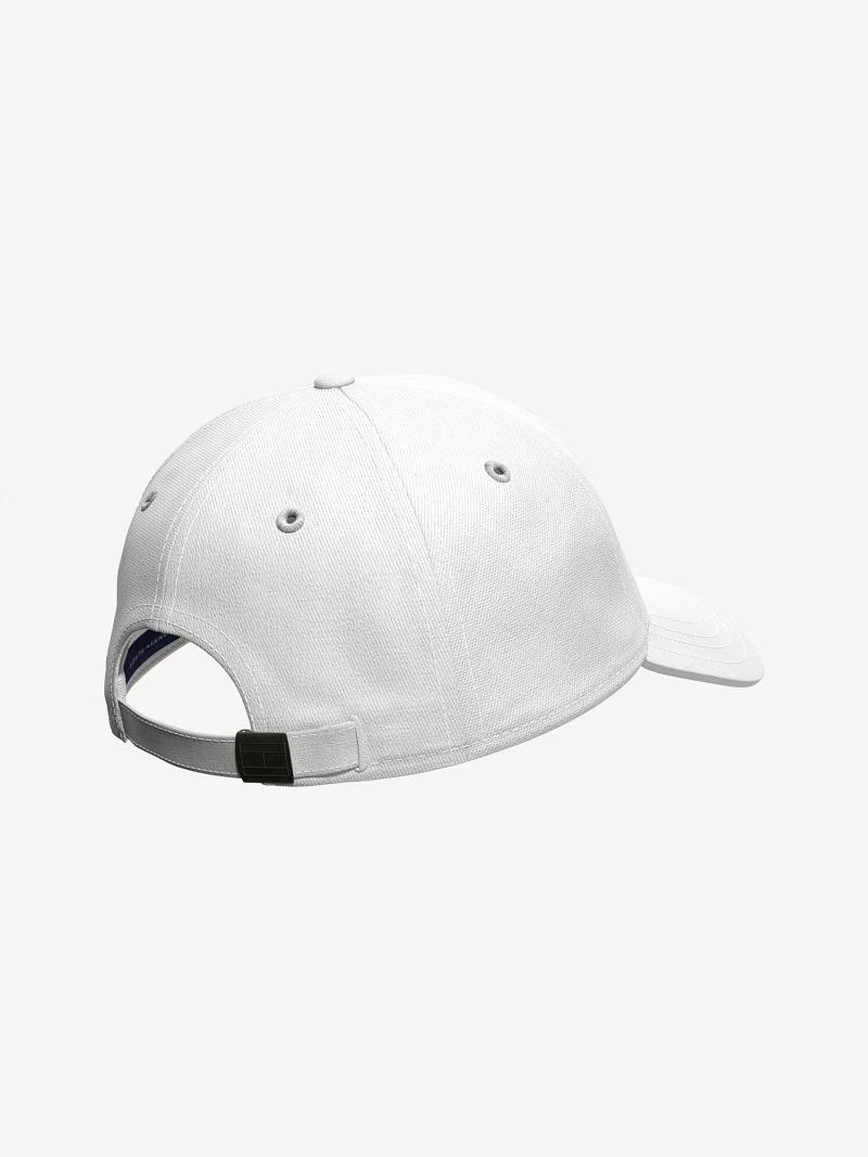 White Tommy Hilfiger H Hats | NZ_M31728