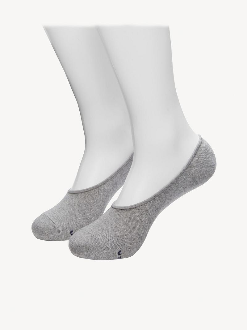 White Tommy Hilfiger Liner 2PK Socks | NZ_M31748