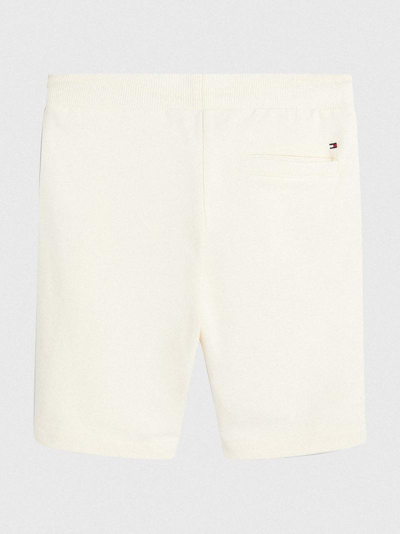 White Tommy Hilfiger Natural-Dye Shorts | NZ_B2102