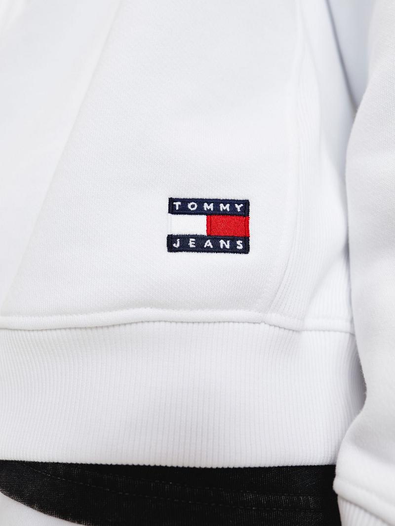 White Tommy Hilfiger Organic cotton modern Hoodies | NZ_M31455