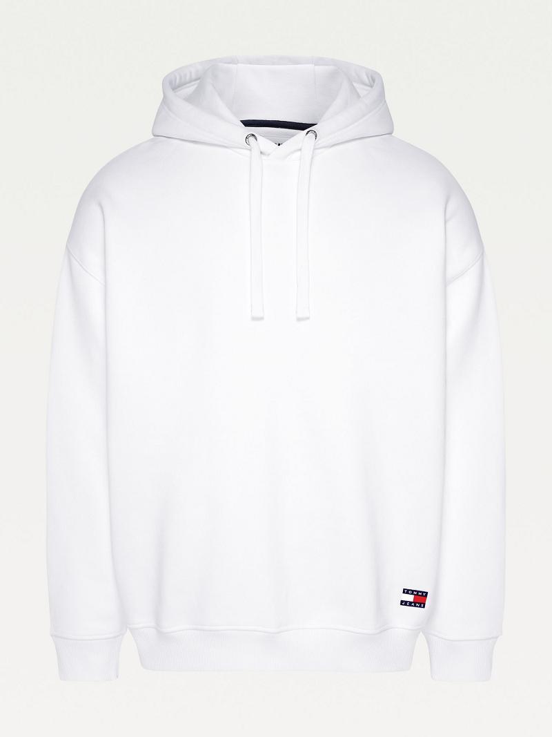 White Tommy Hilfiger Organic cotton modern Hoodies | NZ_M31455