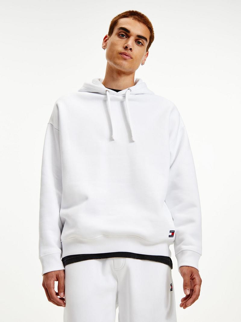 White Tommy Hilfiger Organic cotton modern Hoodies | NZ_M31455