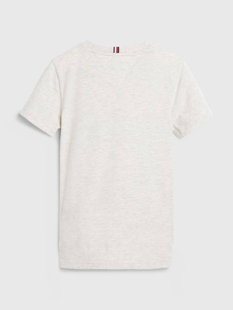 White Tommy Hilfiger Spring Stripe T Shirts | NZ_G1263