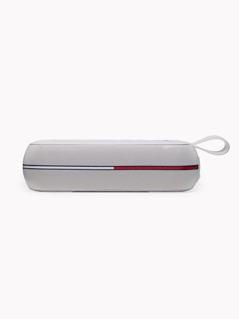 White Tommy Hilfiger TH Waterproof Wireless Speaker Technology | NZ_M31794