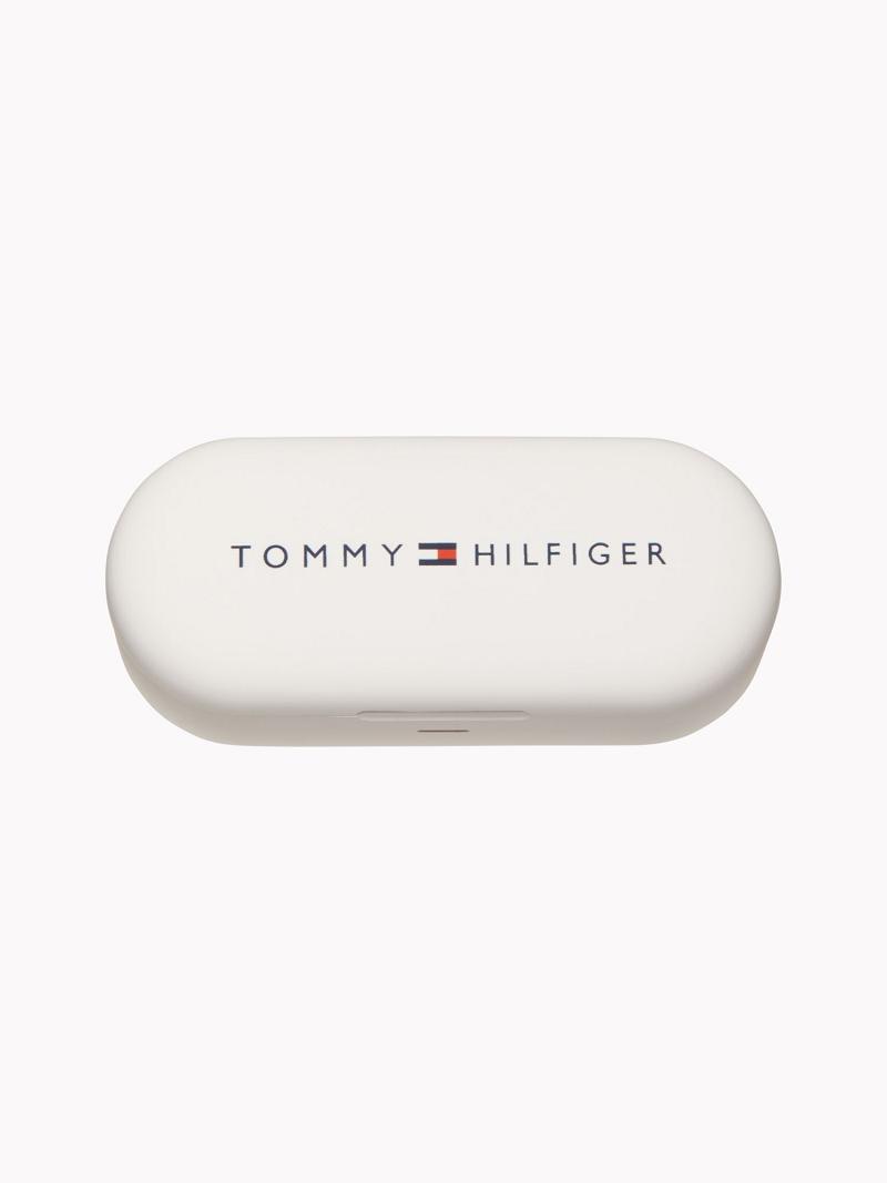 White Tommy Hilfiger TH Wireless Earbuds Technology | NZ_M31795