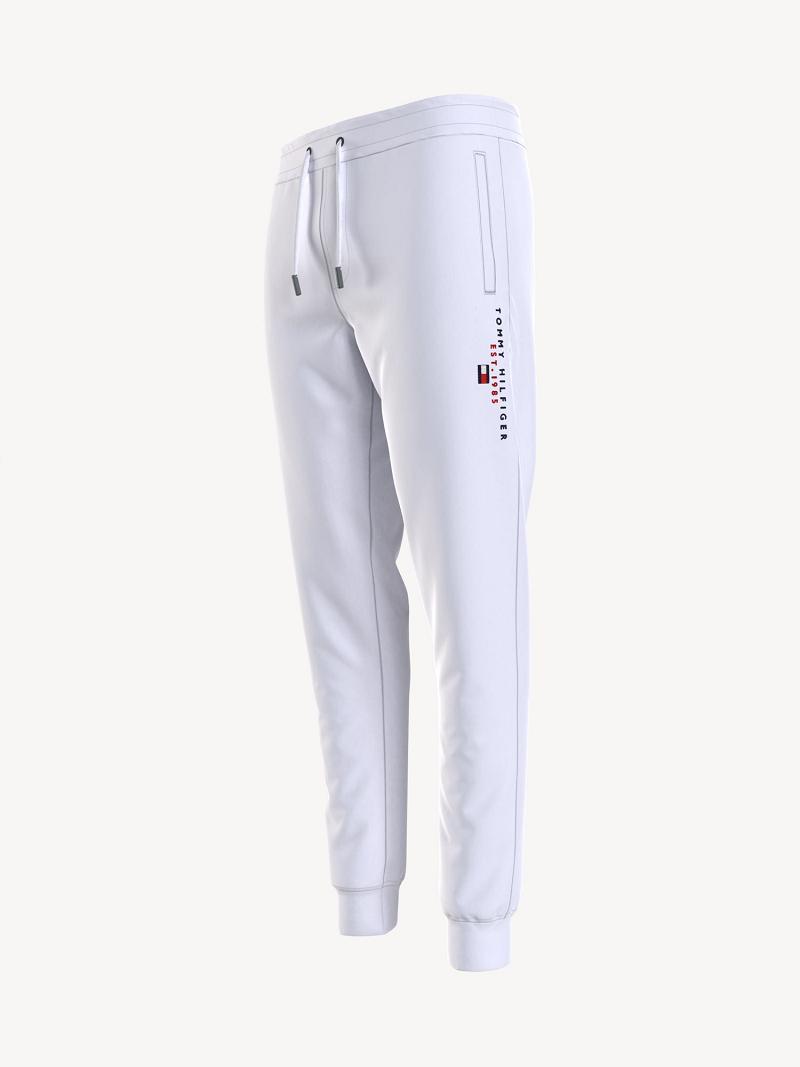 White Tommy Hilfiger Tommy Sweatpants | NZ_M31151