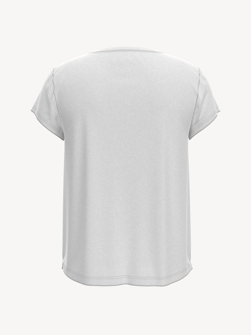 White Tommy Hilfiger Tommy T Shirts | NZ_G1270