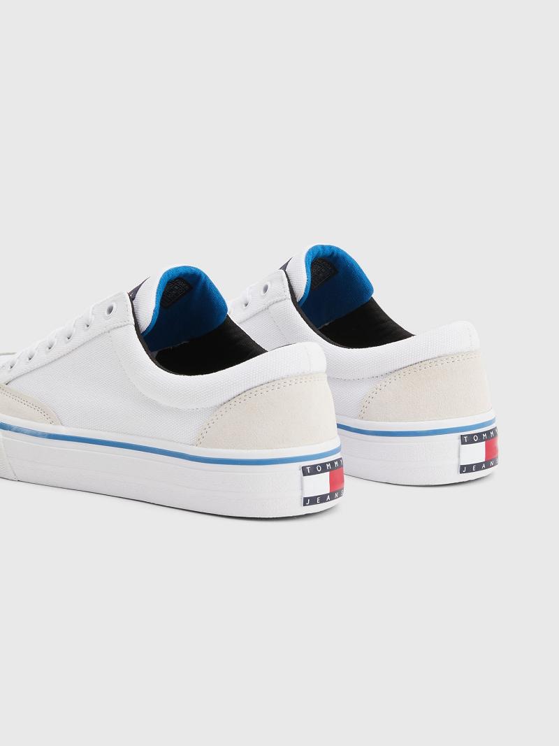 White Tommy Hilfiger Tommys low cut skater Sneakers | NZ_M31637