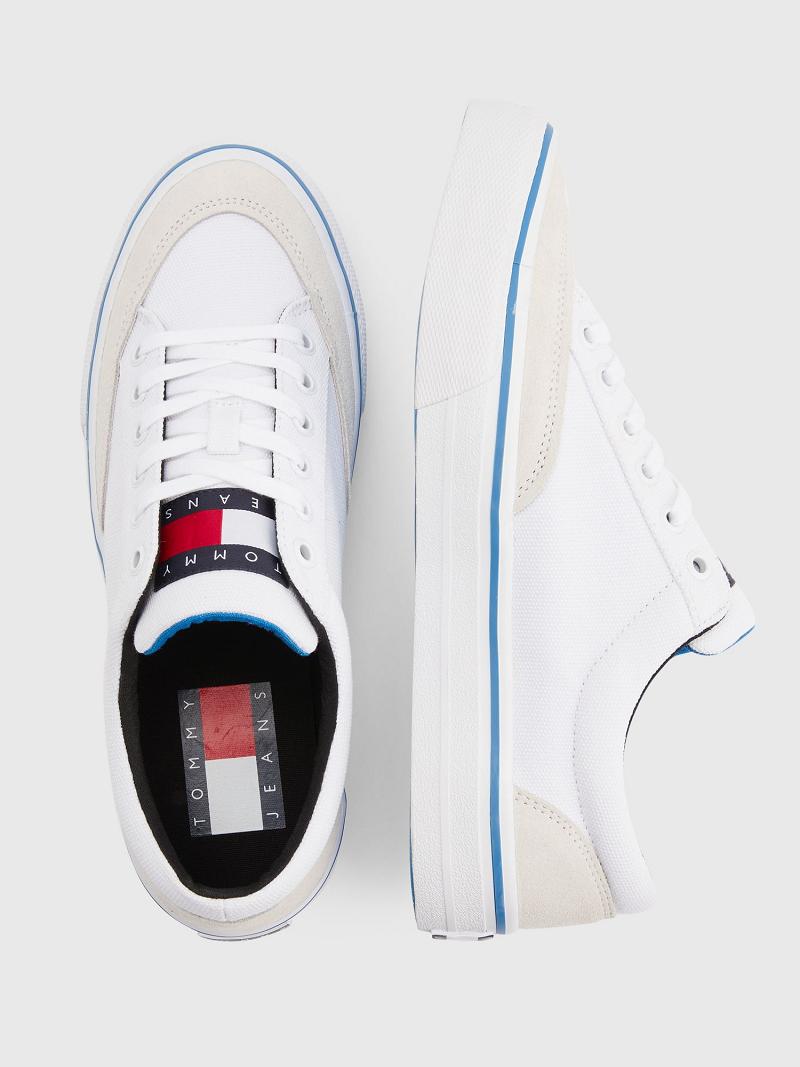 White Tommy Hilfiger Tommys low cut skater Sneakers | NZ_M31637