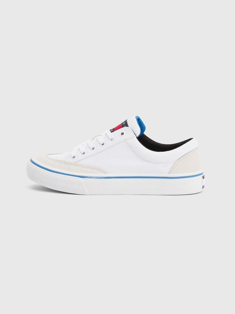 White Tommy Hilfiger Tommys low cut skater Sneakers | NZ_M31637