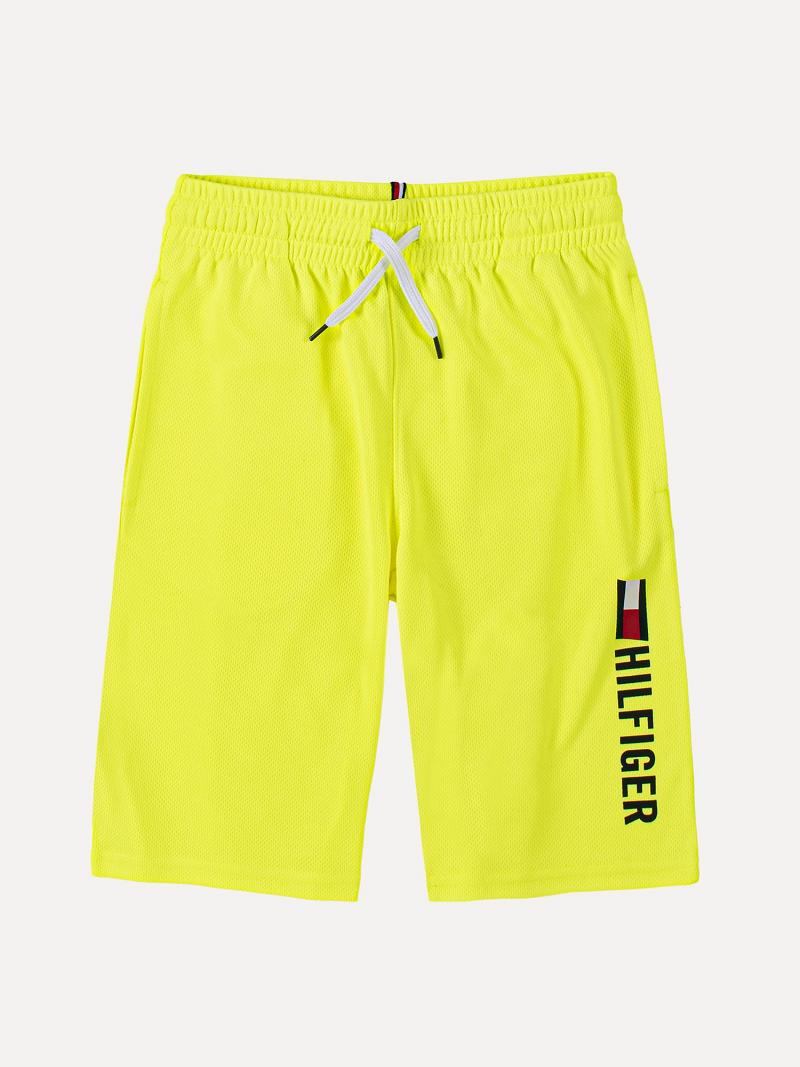 Yellow Tommy Hilfiger Little Training Shorts | NZ_B2100