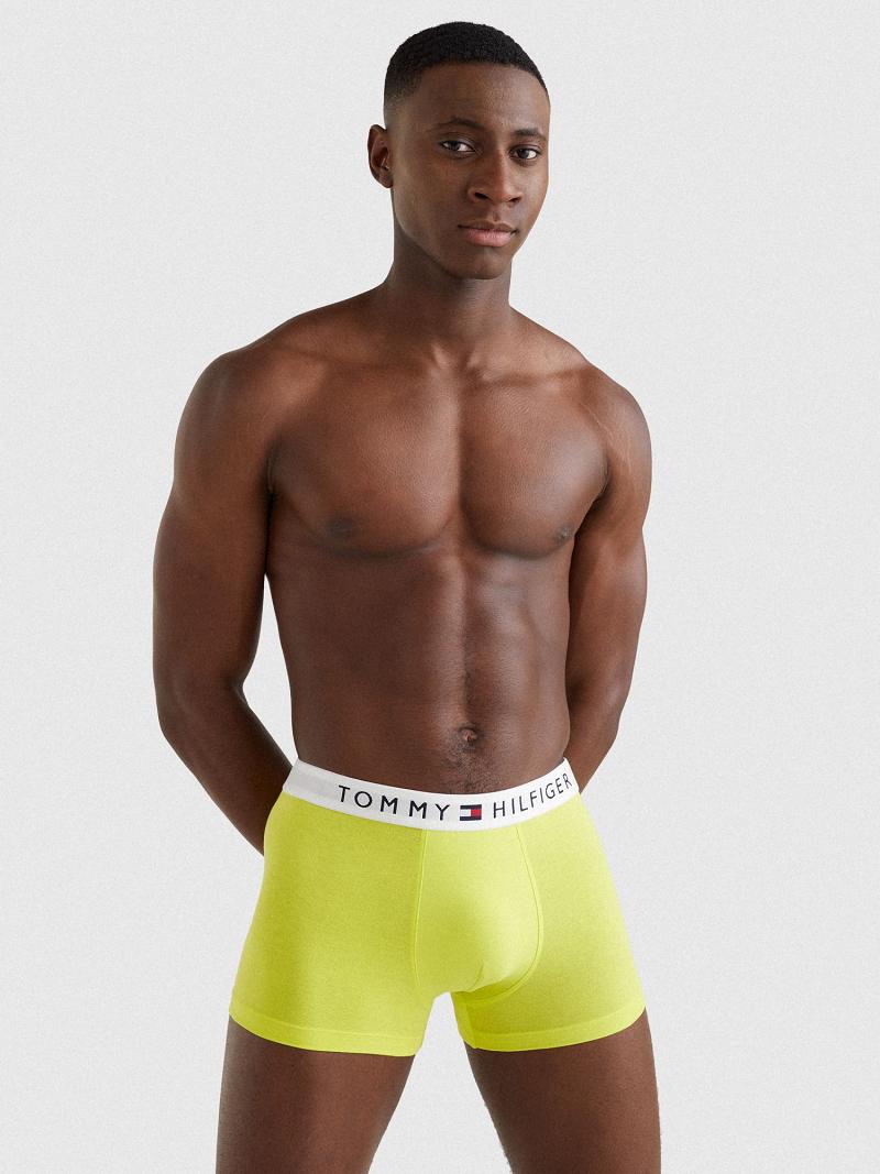 Yellow Tommy Hilfiger Organic cotton flag trunk Trunks | NZ_M31521