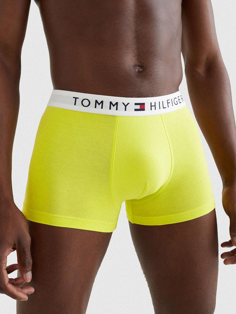 Yellow Tommy Hilfiger Organic cotton flag trunk Trunks | NZ_M31521