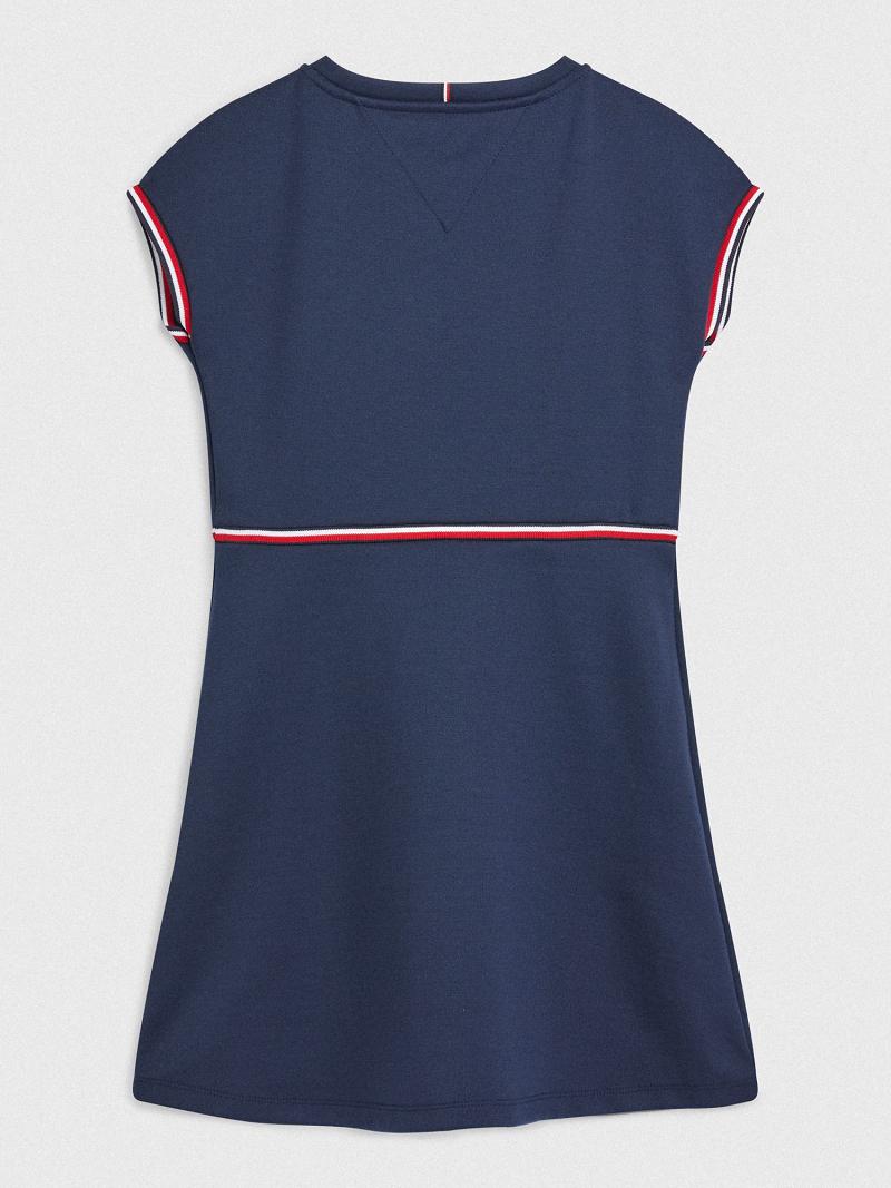 b6F50g422N Tommy Hilfiger Tommy Stripe Dresses | NZ_G1086