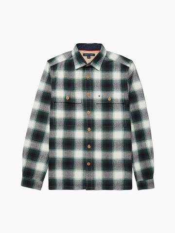 Black / Multicolor Tommy Hilfiger Essential check Jackets | NZ_M31399