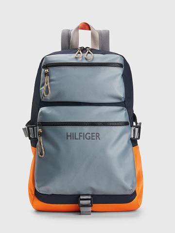 Blue / Multicolor Tommy Hilfiger Utility Backpack Bags | NZ_M31712