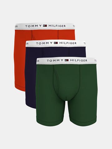 Green Tommy Hilfiger Cotton classics boxer brief 3pk Boxer Briefs | NZ_M31581