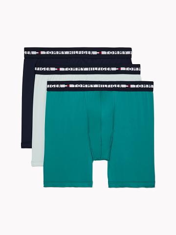 Green Tommy Hilfiger Th comfort+ boxer brief 3pk Boxer Briefs | NZ_M31610