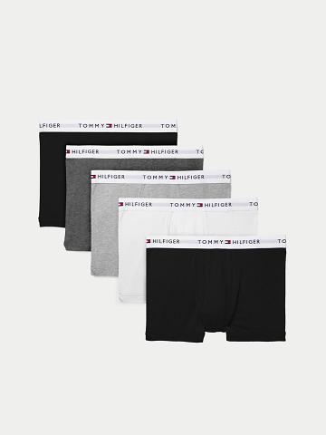 Grey Tommy Hilfiger Cotton classics trunk 5pk Trunks | NZ_M31506