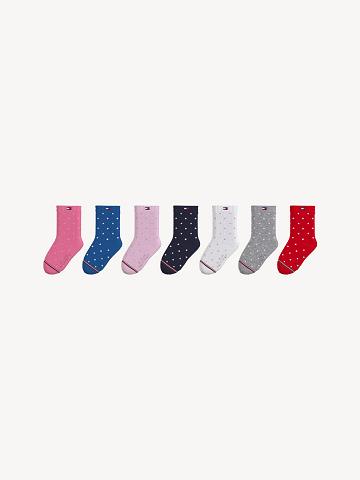 Multicolor Tommy Hilfiger Babies' 7PK Socks | NZ_G1362