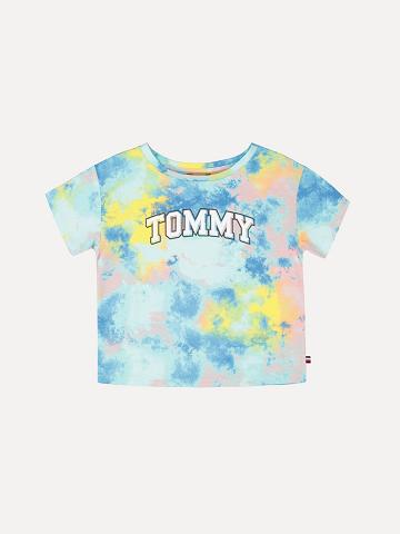 Multicolor Tommy Hilfiger Little Tie-Dye Fleece T Shirts | NZ_G1250